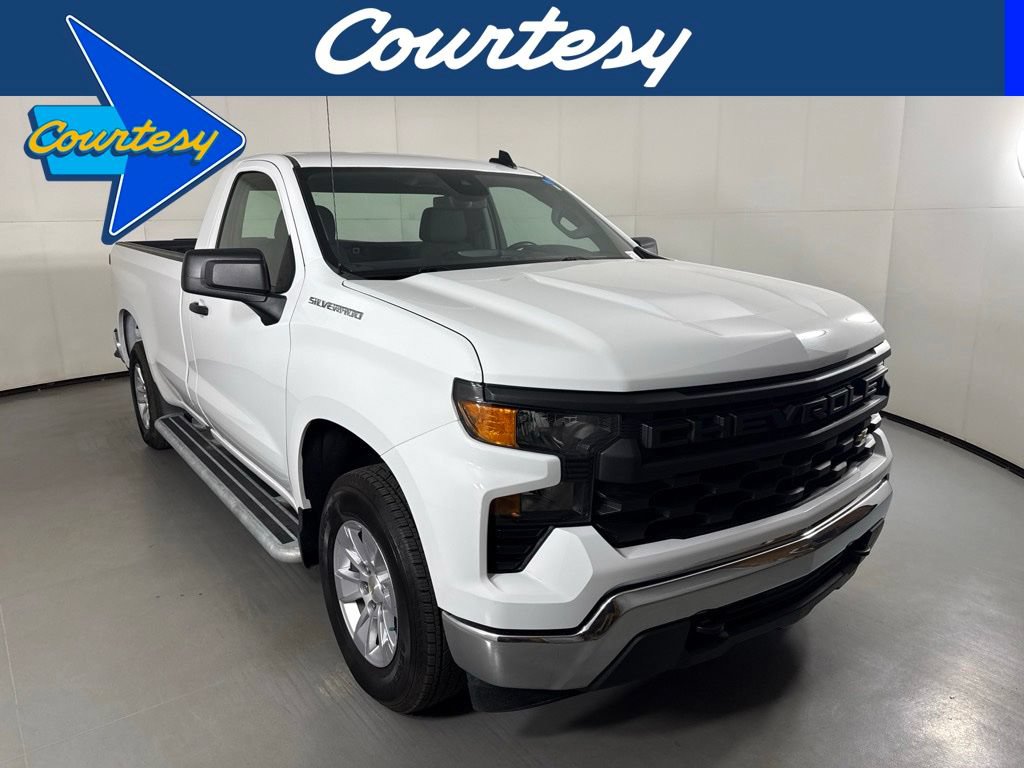 Certified 2025 Chevrolet Silverado 1500 W/T RWD image 1