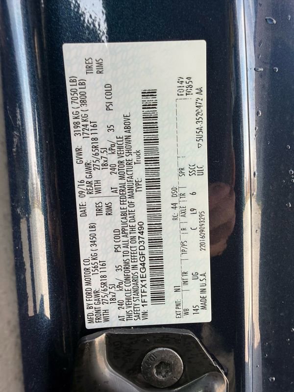 Used 2016 Ford F150 XLT w/ Equipment Group 302A Luxury image 29