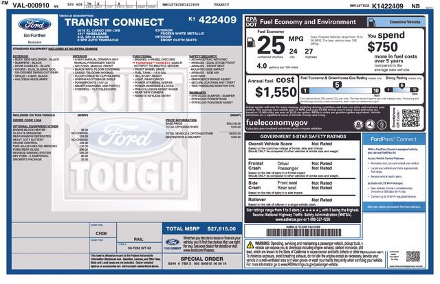 Used 2019 Ford Transit Connect XL FWD image 31