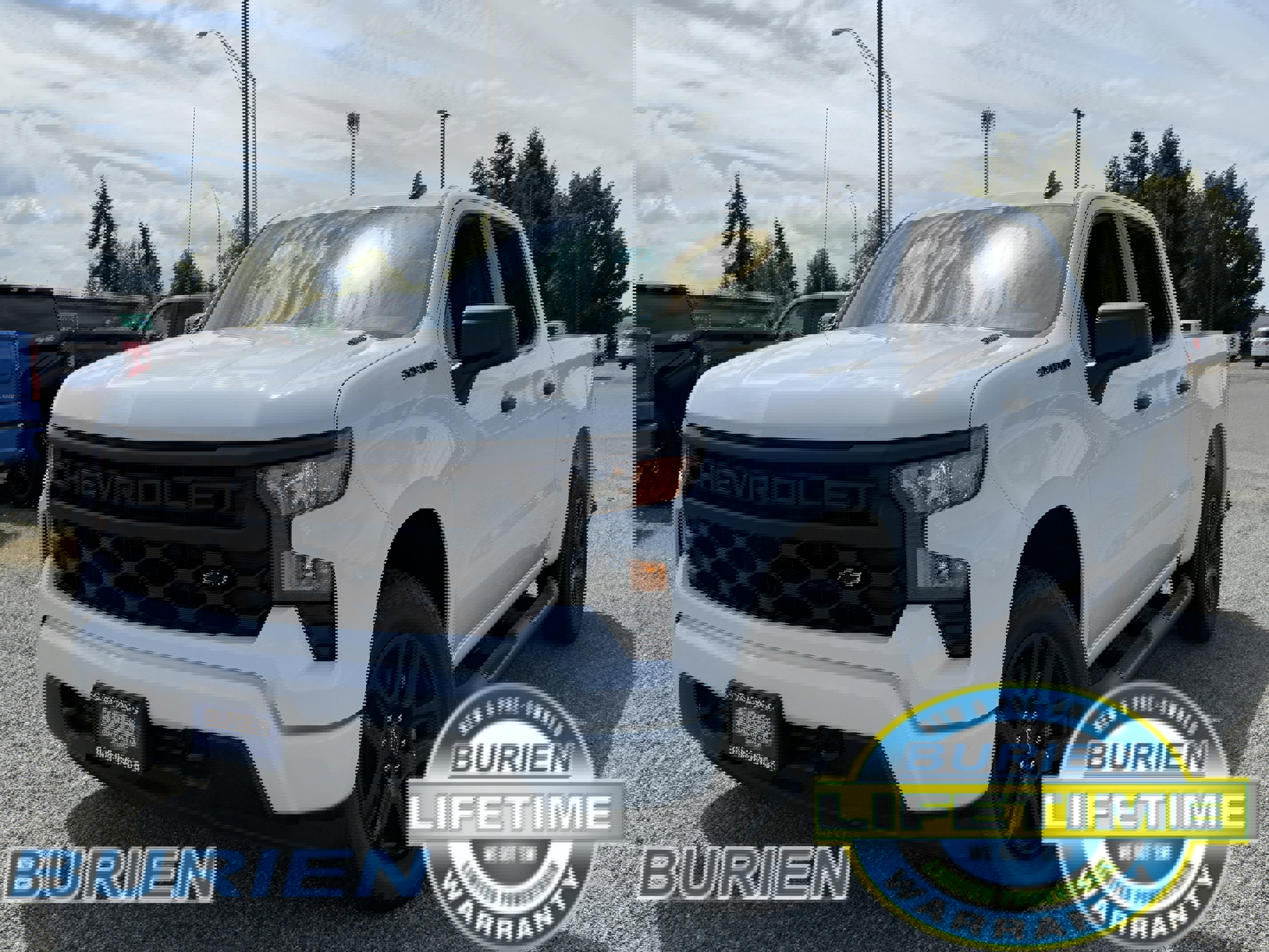 New 2025 Chevrolet Silverado 1500 Custom w/ Turbomax Blackout Package