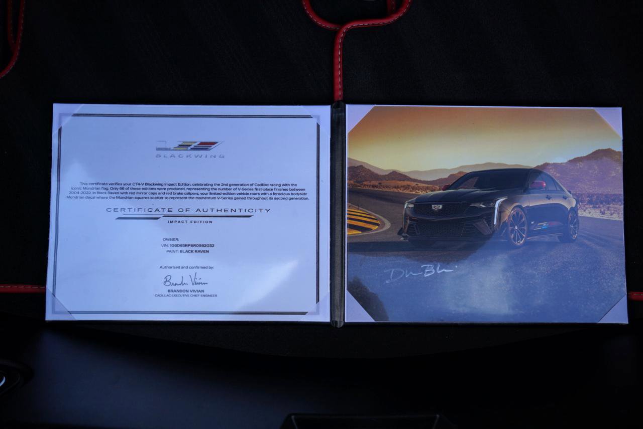 Used 2024 Cadillac CT4 V Blackwing w/ Impact Edition image 60