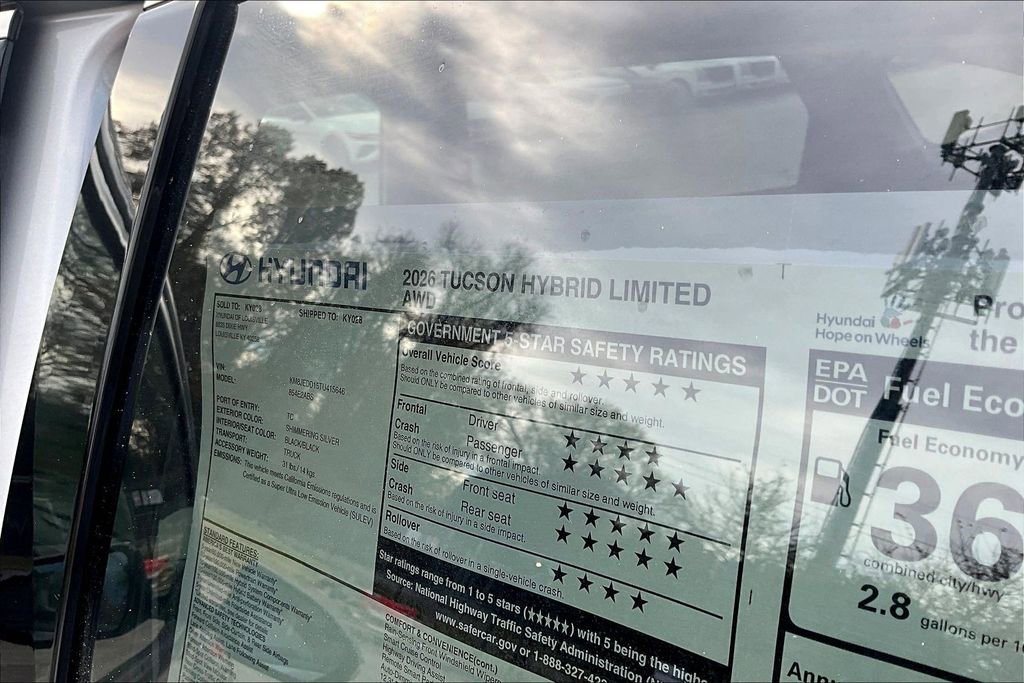 New 2026 Hyundai Tucson Limited image 14