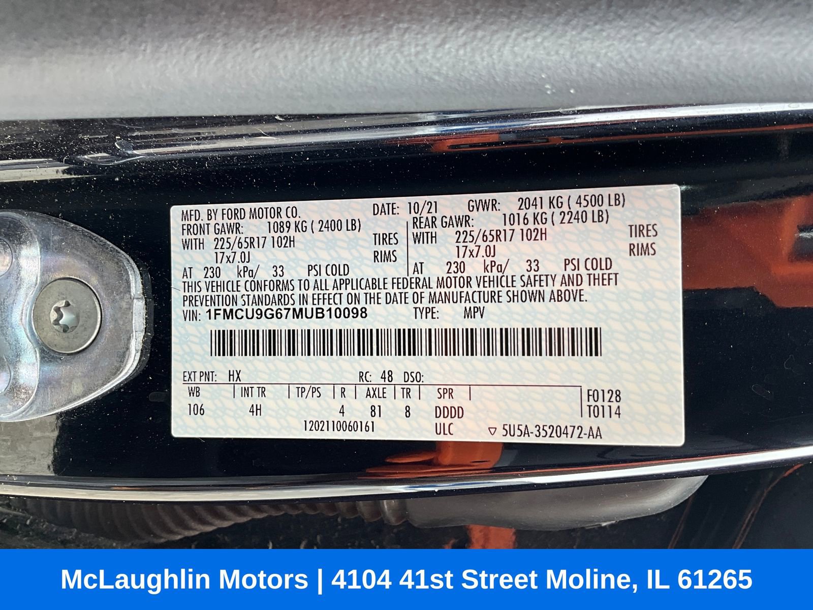 Used 2021 Ford Escape SE w/ Convenience Package image 18