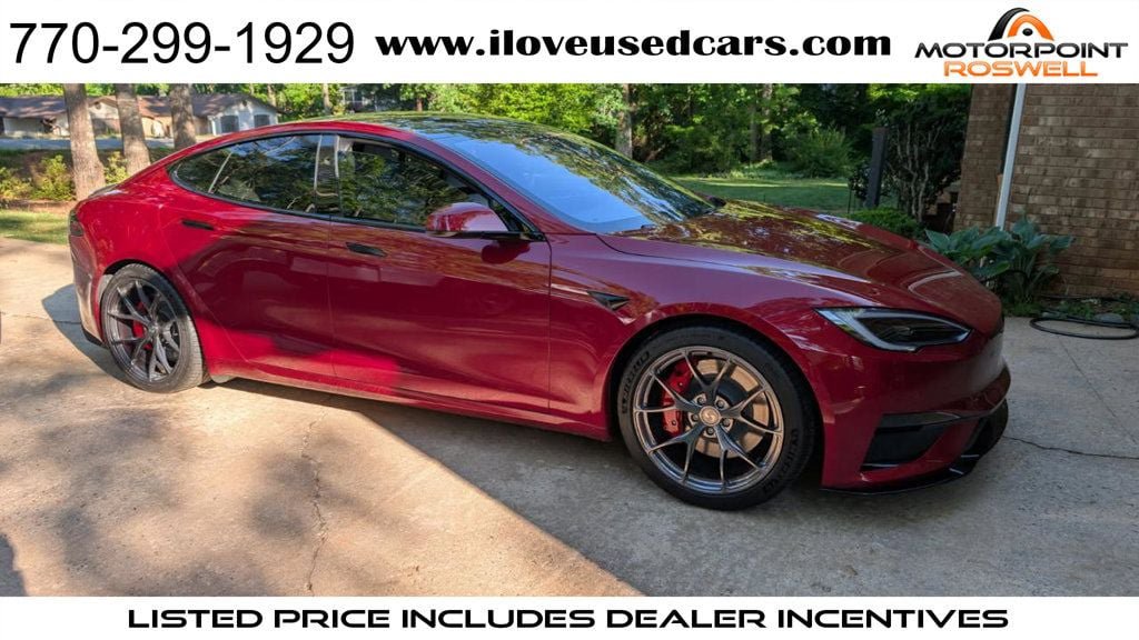 Used 2026 Tesla Model S Plaid AWD/4WD image 1