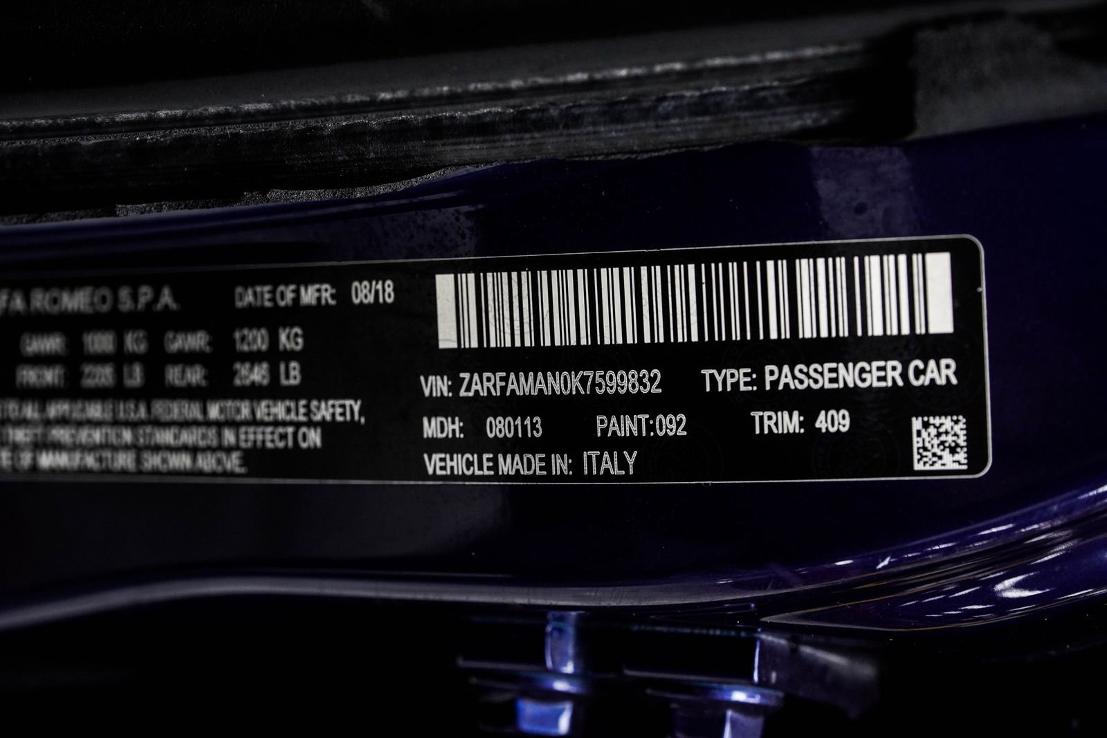 Used 2019 Alfa Romeo Giulia image 36