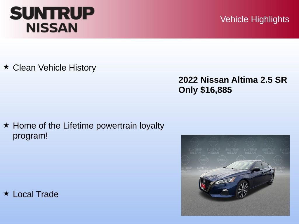 Used 2022 Nissan Altima 2.5 SR image 8