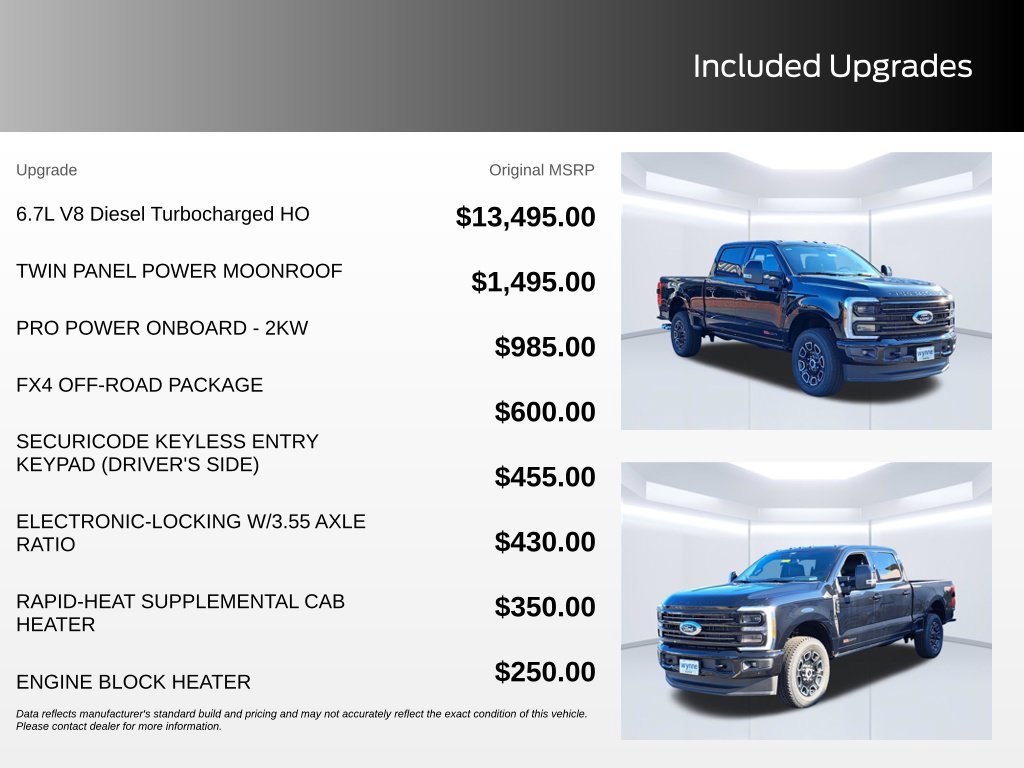 New 2026 Ford F350 Platinum w/ FX4 Off-Road Package AWD/4WD image 3