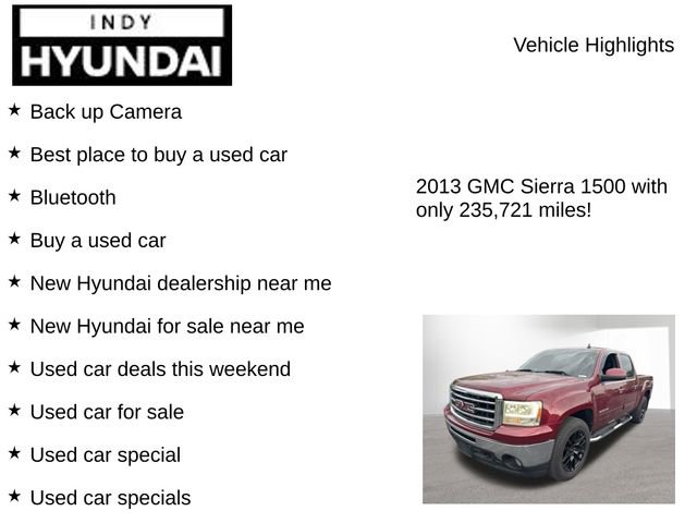 Used 2013 GMC Sierra 1500 SLT AWD/4WD image 7