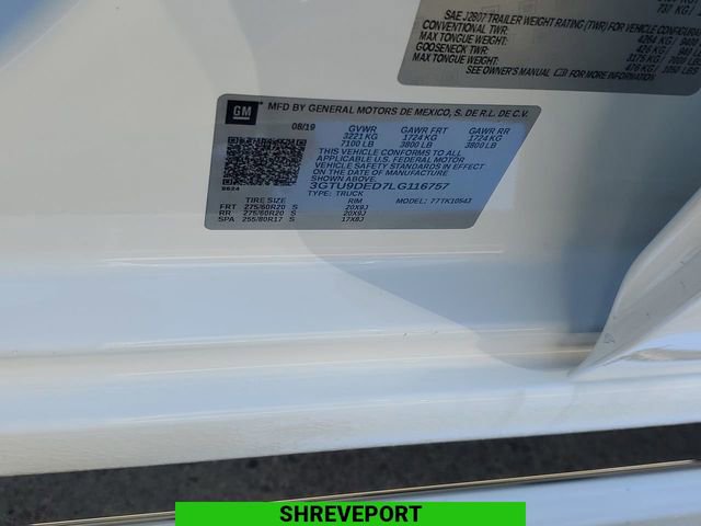 Certified 2020 GMC Sierra 1500 SLT w/ SLT Premium Plus Package image 34