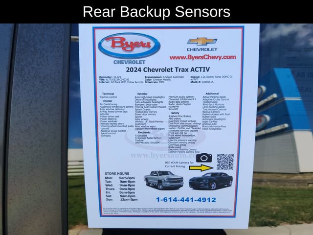 Used 2024 Chevrolet Trax ACTIV w/ Driver Confidence Package FWD image 13