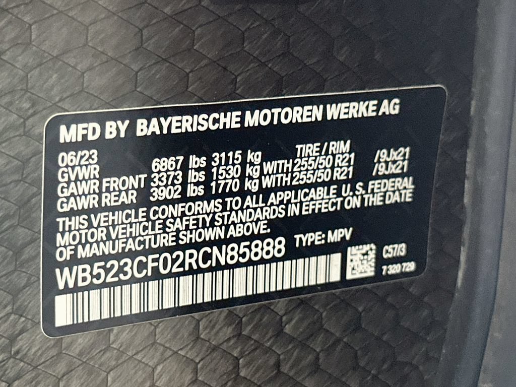 Certified 2024 BMW iX xDrive50 w/ Sport Package AWD/4WD image 32