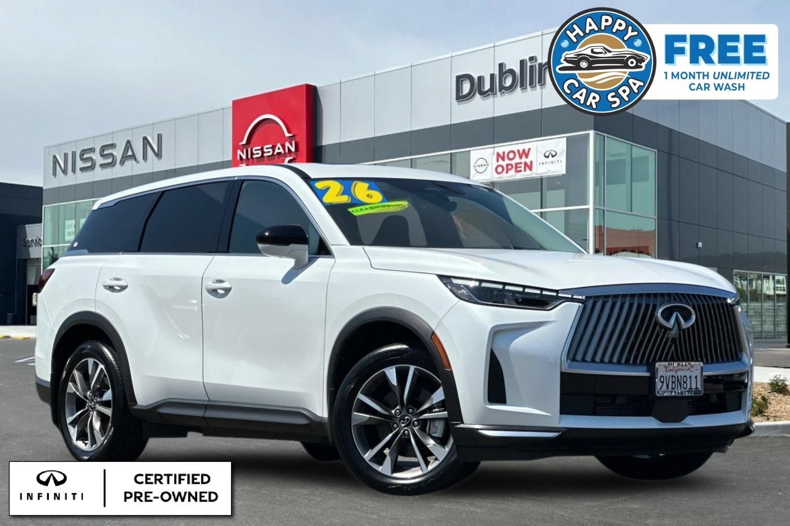 Certified 2026 INFINITI QX60 Pure w/ Family Package AWD/4WD image 1