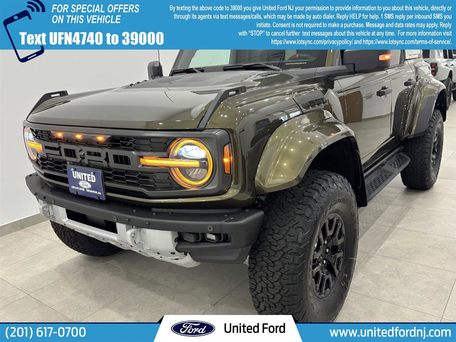 New 2026 Ford Bronco Raptor AWD/4WD image 1