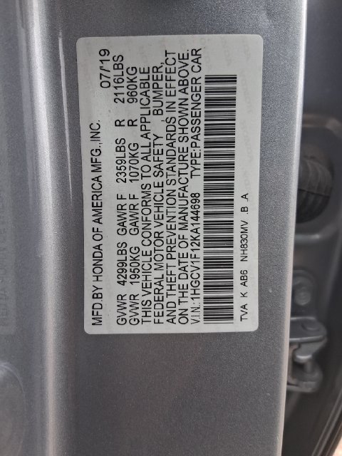 Used 2019 Honda Accord LX image 35