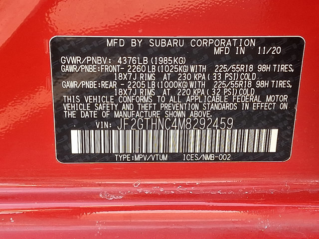 Certified 2021 Subaru Crosstrek 2.5i Limited w/ Moonroof Package 2 image 27