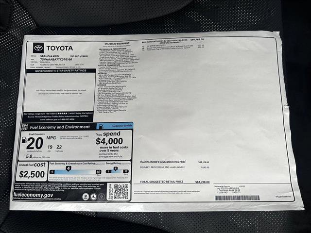 New 2026 Toyota Sequoia TRD Pro image 27