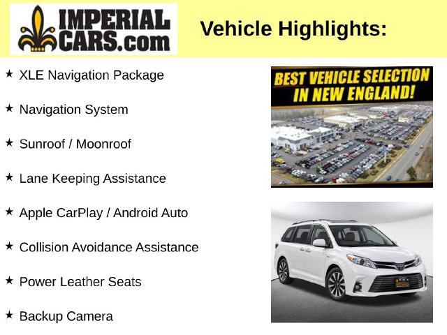 Used 2020 Toyota Sienna XLE w/ XLE Navigation Package AWD/4WD image 8