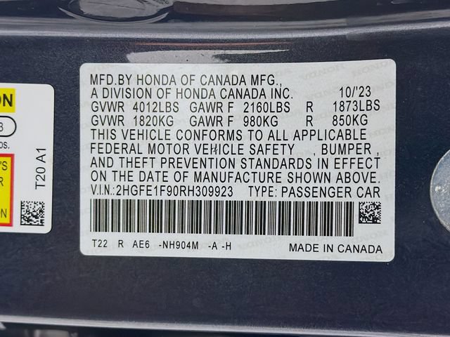 Used 2024 Honda Civic Touring image 33