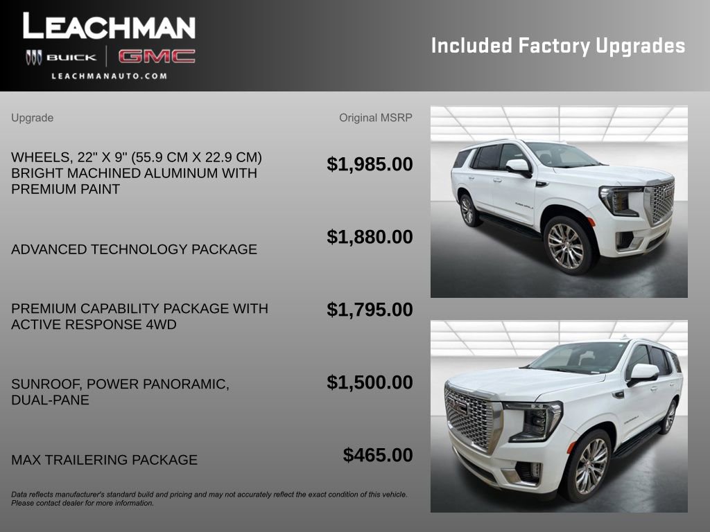 Certified 2022 GMC Yukon Denali w/ Advanced Technology Package image 11