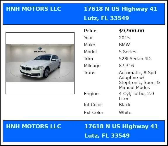 Used 2015 BMW 528i Sedan image 17