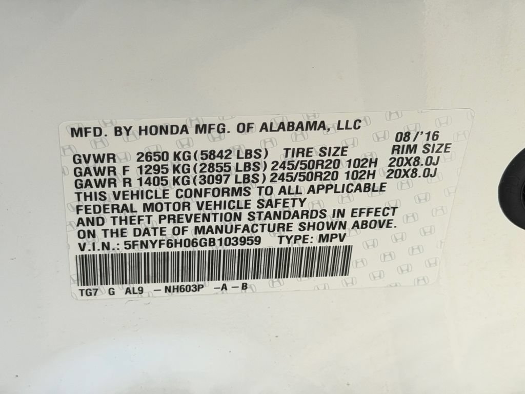 Used 2016 Honda Pilot Elite image 30