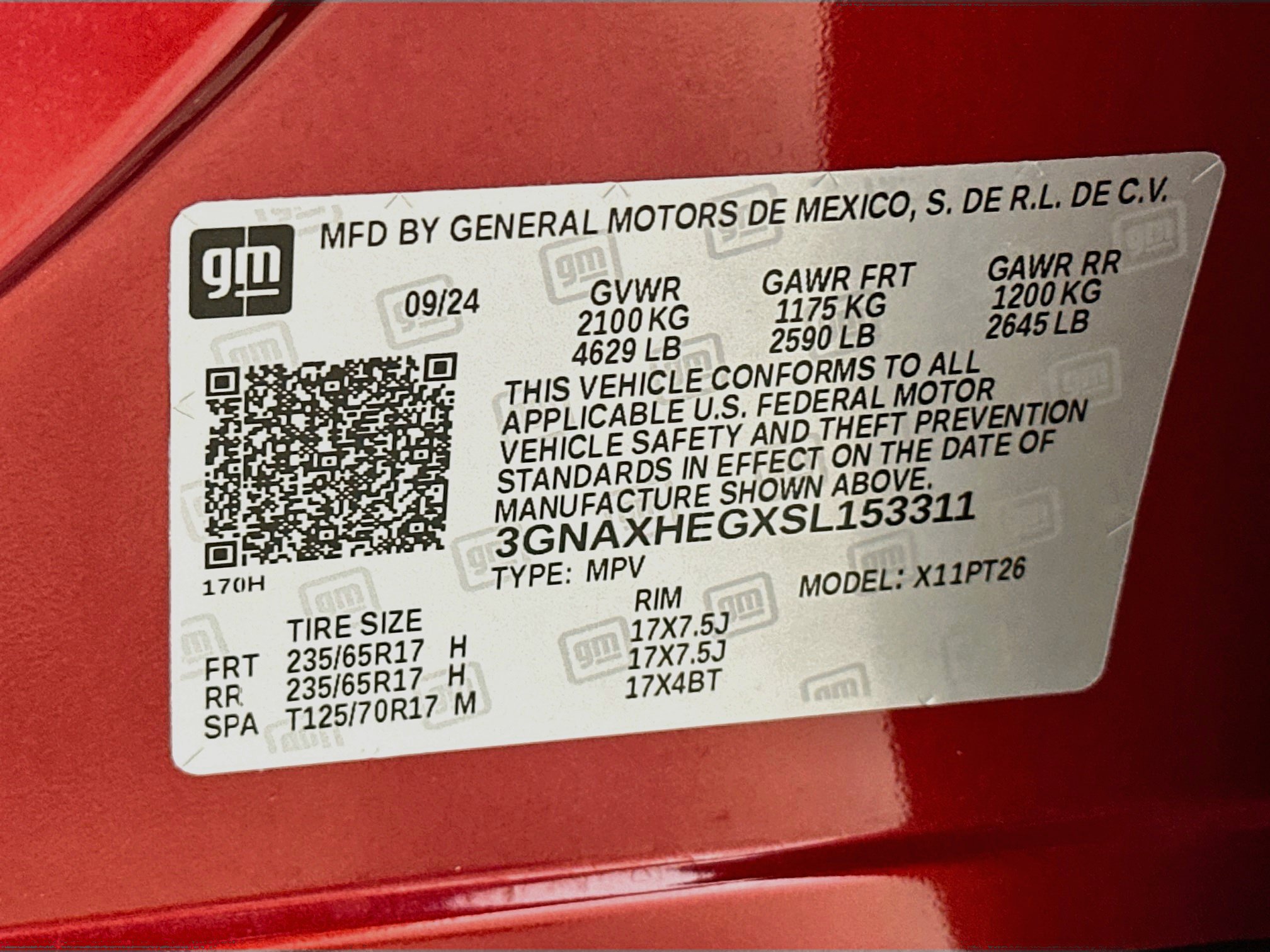 Used 2025 Chevrolet Equinox LT w/ Convenience Package II FWD image 12