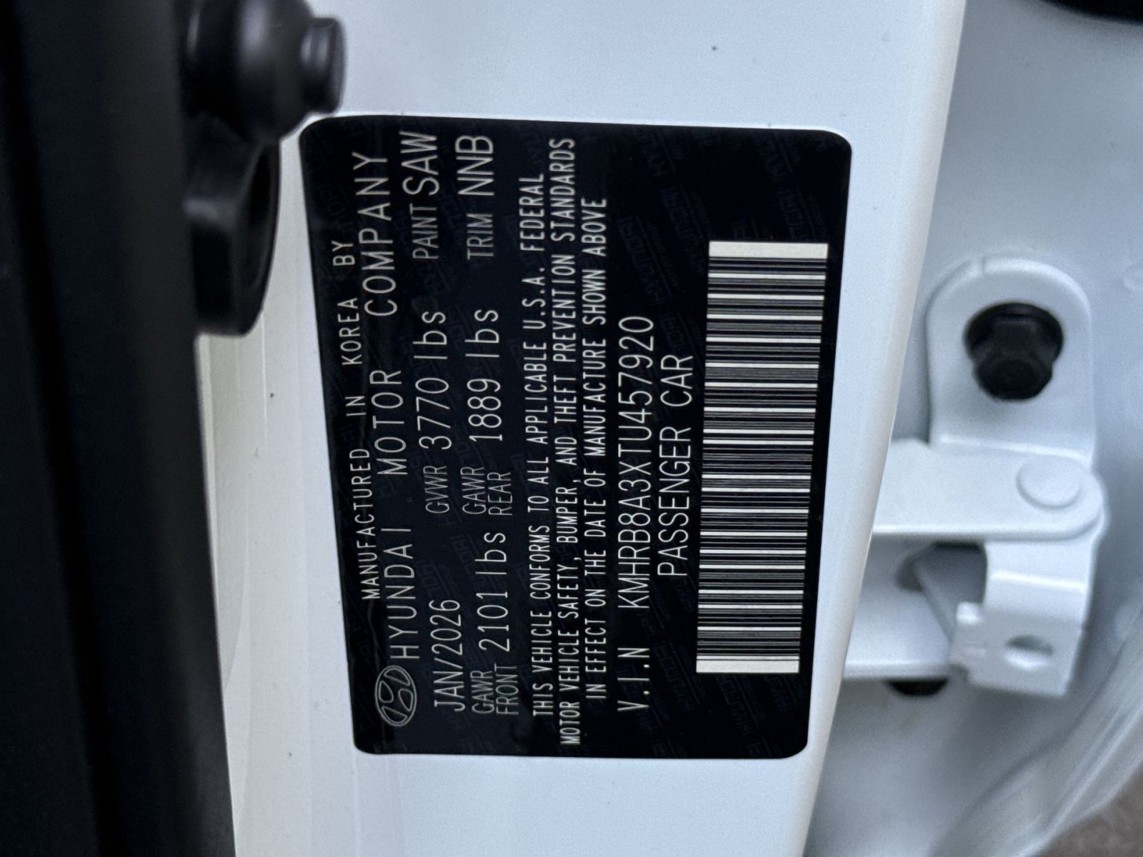 New 2026 Hyundai Venue SE FWD image 27