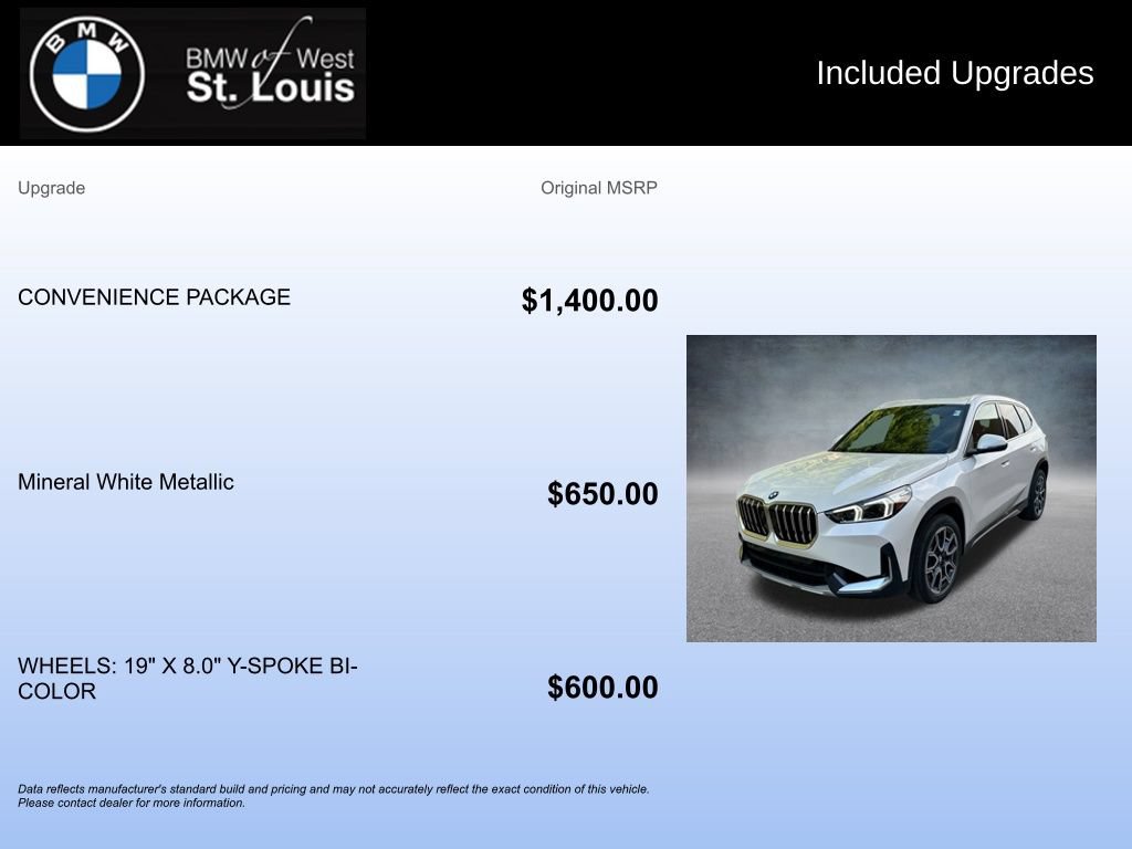 Used 2026 BMW X1 xDrive28i w/ Convenience Package AWD/4WD image 18