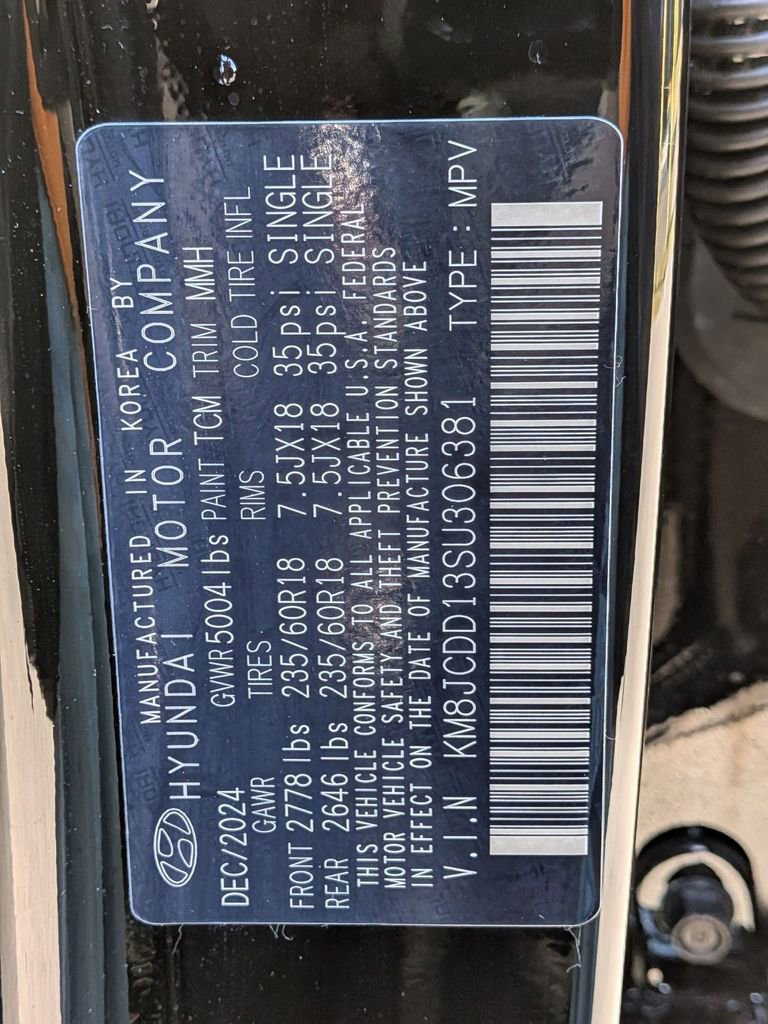 Certified 2025 Hyundai Tucson SEL AWD/4WD image 38