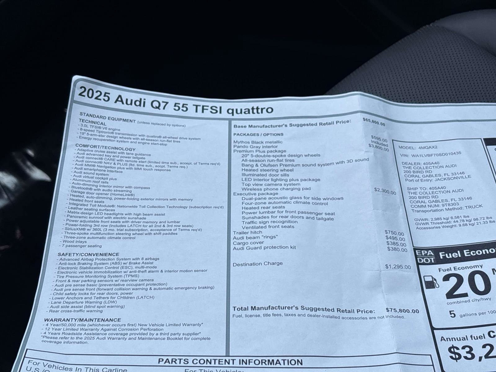 Used 2025 Audi Q7 3.0T Premium Plus image 34