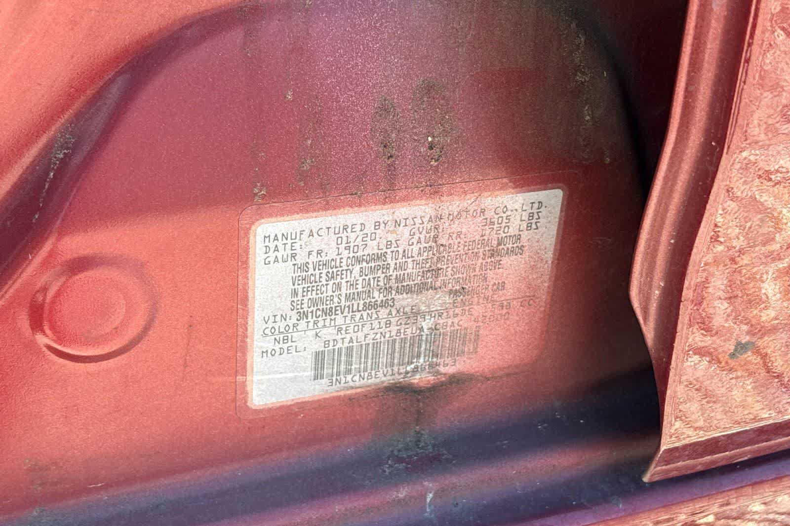 Used 2020 Nissan Versa SV FWD image 26