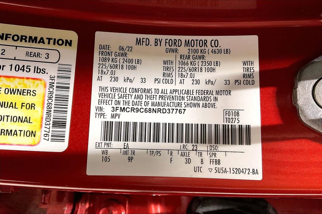 Used 2022 Ford Bronco Sport Outer Banks w/ Tech Package image 42