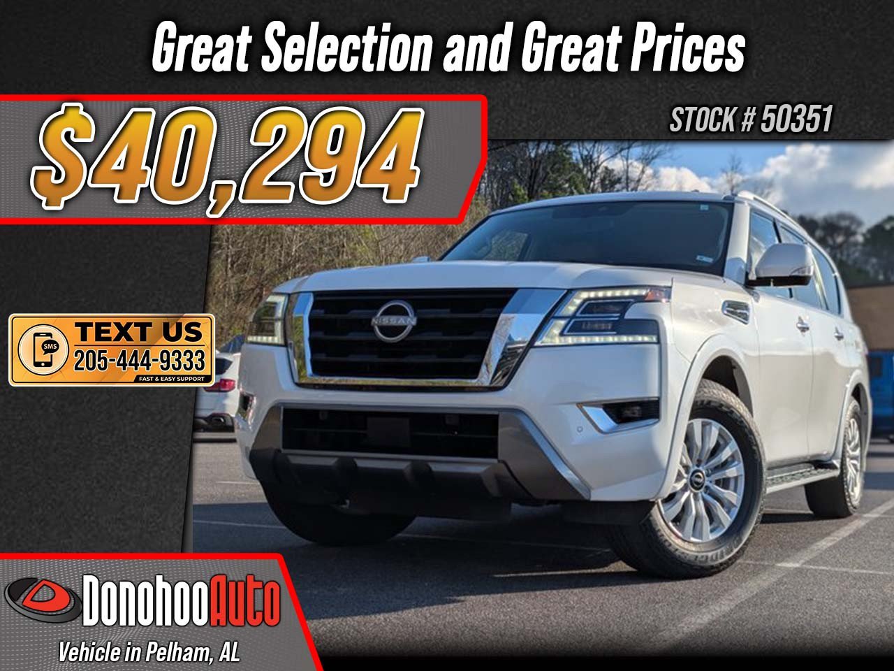 Used 2024 Nissan Armada SV w/ Cargo Package AWD/4WD image 1