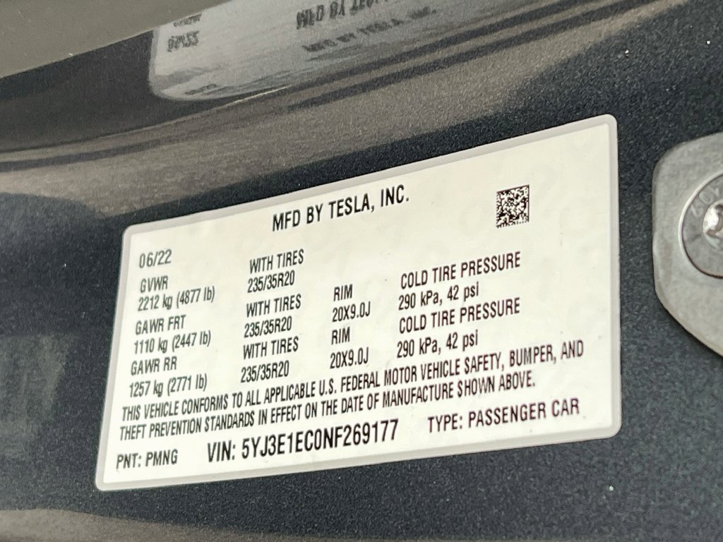 Used 2022 Tesla Model 3 Performance AWD/4WD image 30