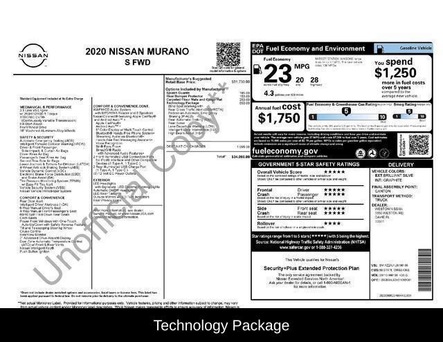 Used 2020 Nissan Murano S w/ Technology Package FWD video 2