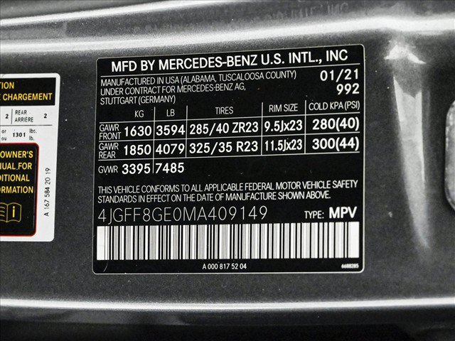 Certified 2021 Mercedes-Benz GLS 580 4MATIC image 28