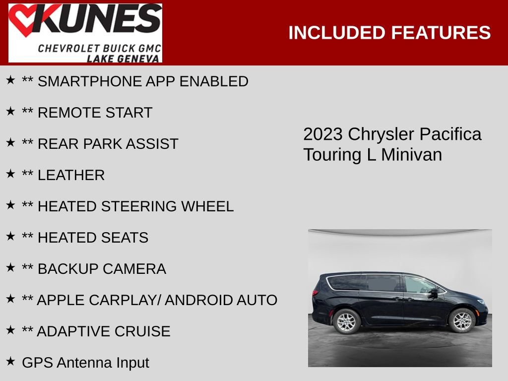 Used 2023 Chrysler Pacifica Touring-L FWD image 2