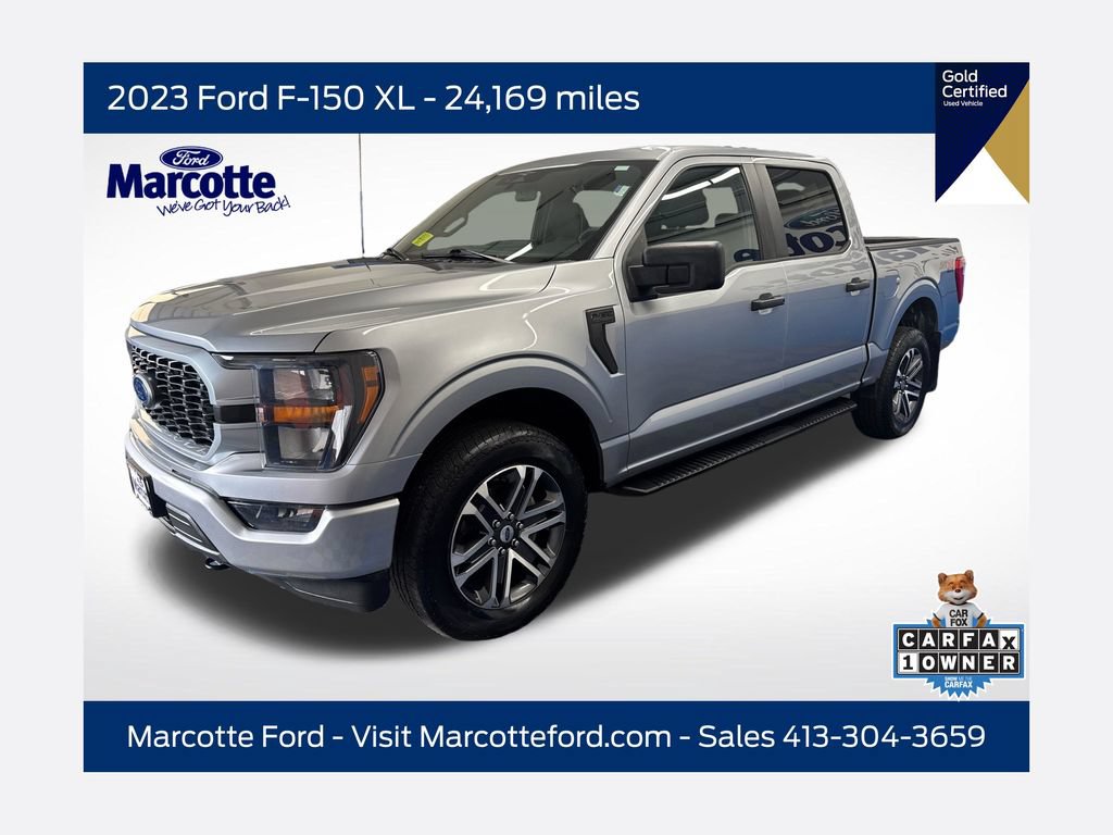 Certified 2023 Ford F150 XL w/ STX Appearance Package AWD/4WD 360° Tour