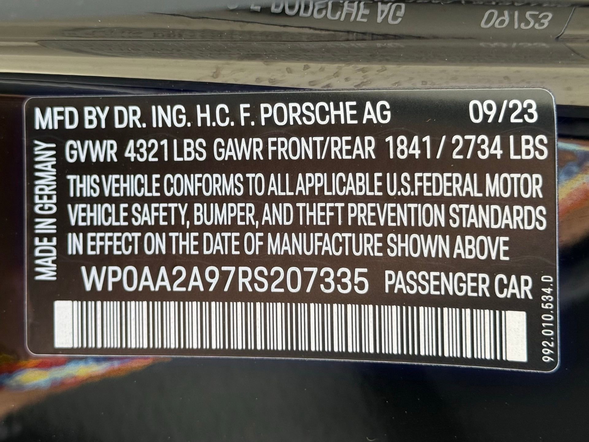 Certified 2024 Porsche 911 Carrera T image 39
