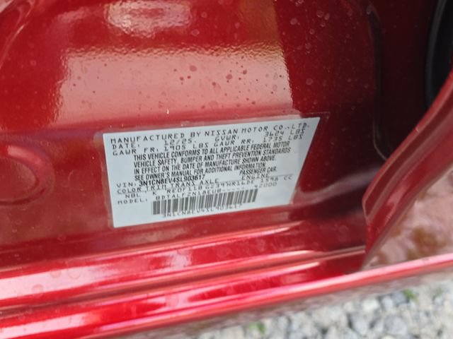 New 2025 Nissan Versa SV w/ Trunk Package FWD image 31