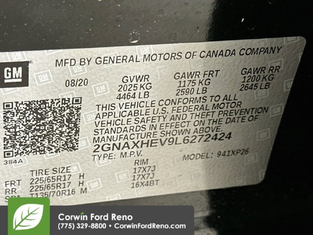 Used 2020 Chevrolet Equinox LS FWD image 32
