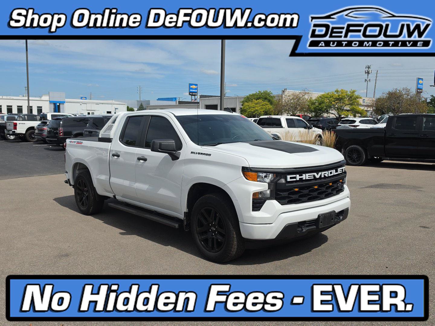 Used 2023 Chevrolet Silverado 1500 Custom w/ LPO, Dark Essentials Package