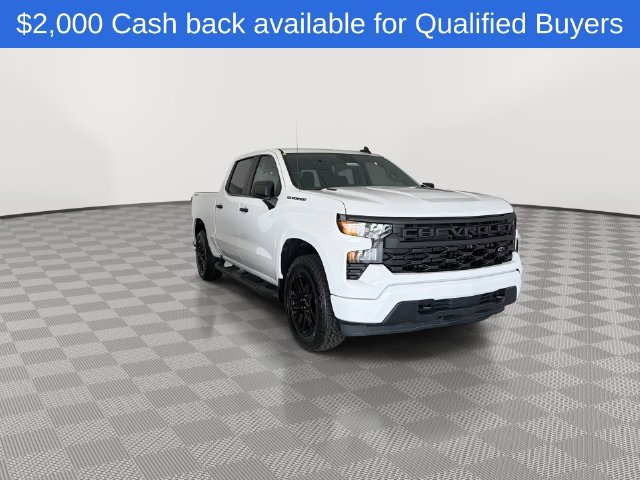 New 2026 Chevrolet Silverado 1500 Custom w/ Turbomax Blackout Package AWD/4WD image 2
