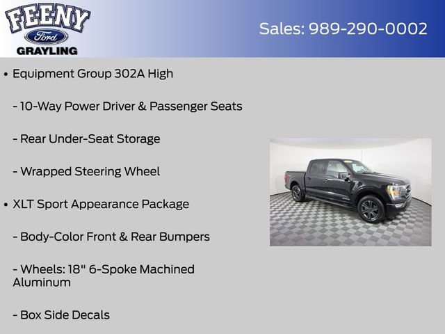 Certified 2023 Ford F150 XLT w/ Equipment Group 302A High image 16