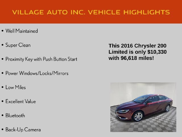Used 2016 Chrysler 200 Limited FWD image 7