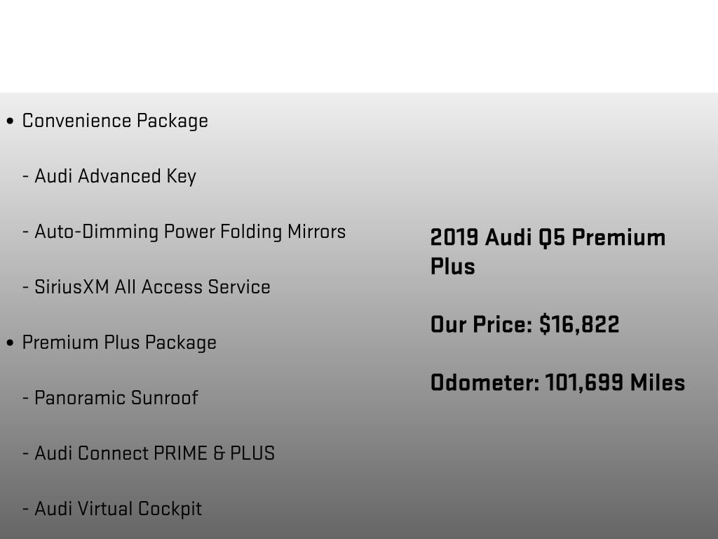 Used 2019 Audi Q5 2.0T Premium Plus w/ Premium Plus Package AWD/4WD image 12