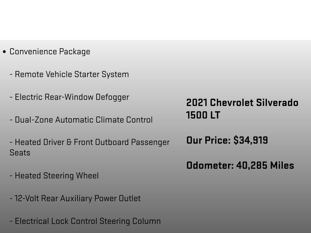 Used 2021 Chevrolet Silverado 1500 LT w/ Max Trailering Package AWD/4WD image 30