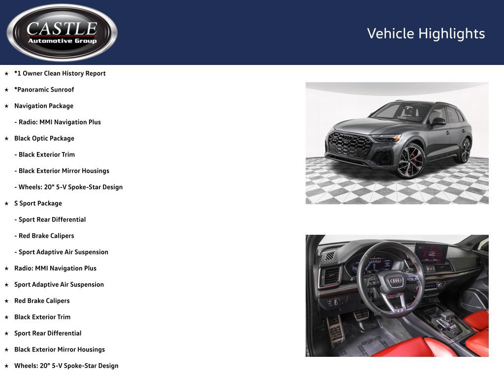 Used 2023 Audi SQ5 Premium Plus w/ Premium Plus Package AWD/4WD image 4