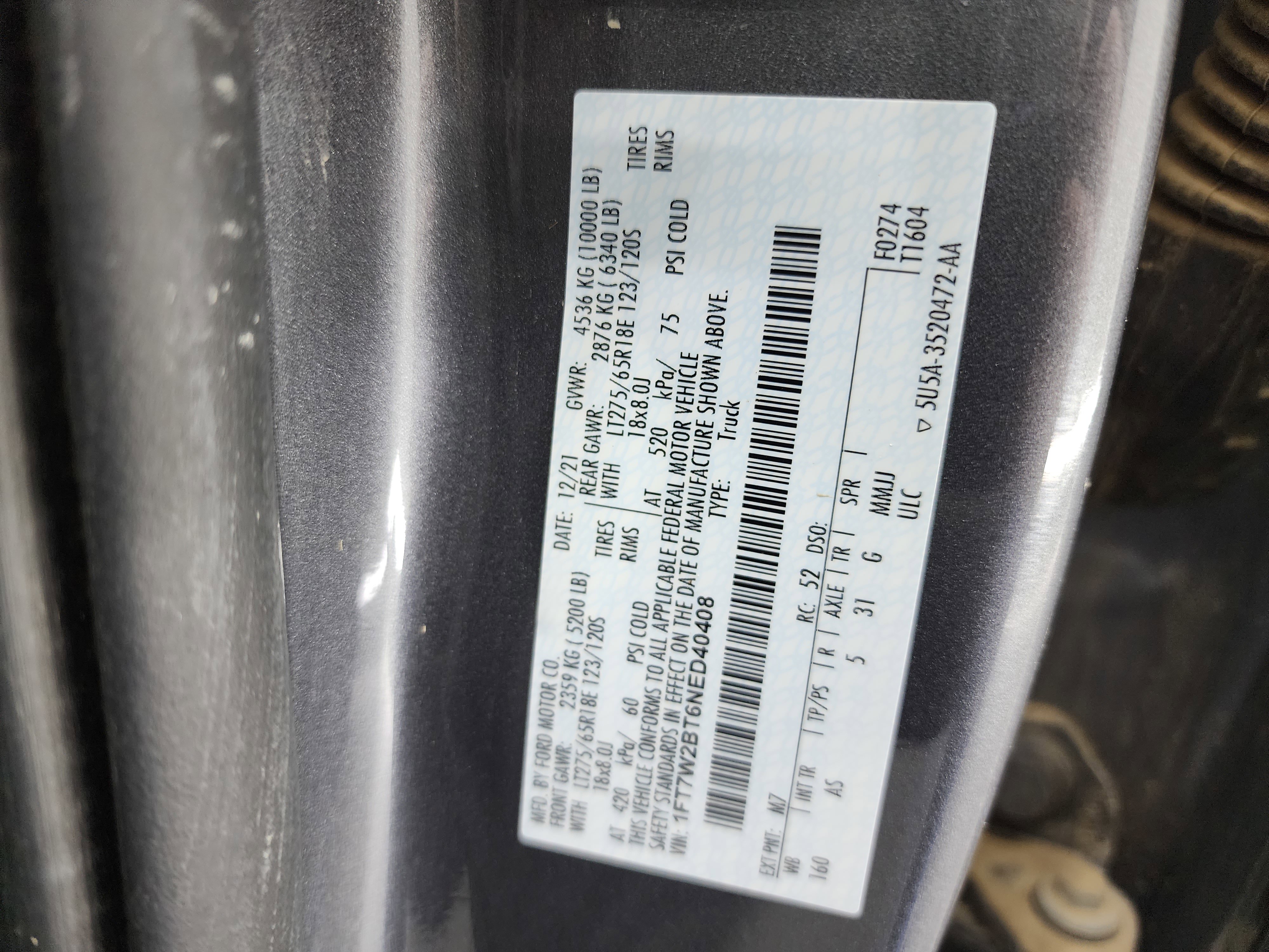 Used 2022 Ford F250 XL w/ STX Appearance Package image 54