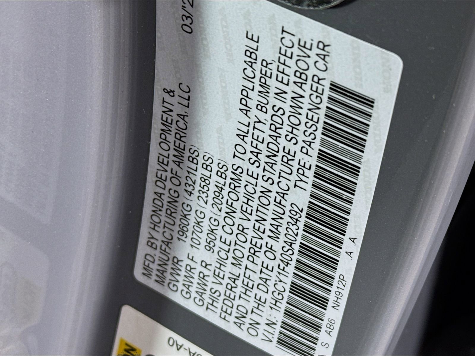 Used 2025 Honda Accord SE image 26